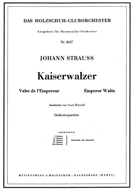 Front Cover Image Kaiserwalzer op. 437
