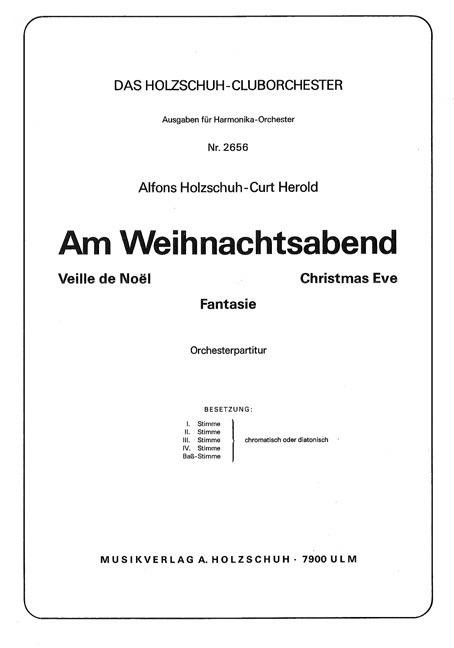 Front Cover Image Am Weihnachtsabend