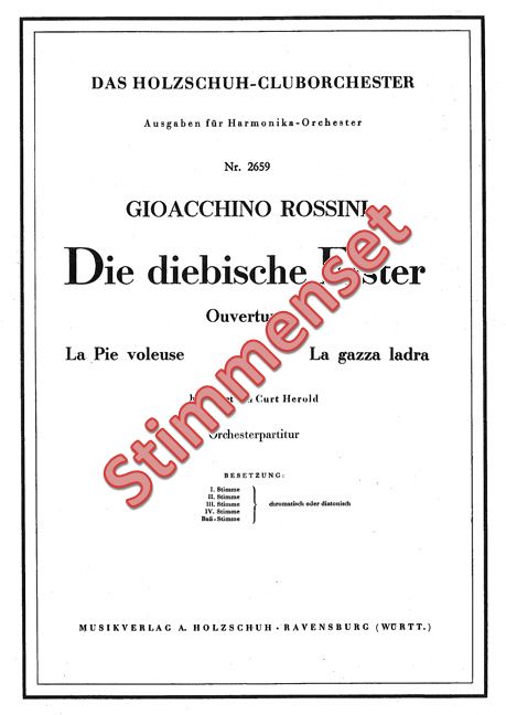 Front Cover Image Die diebische Elster