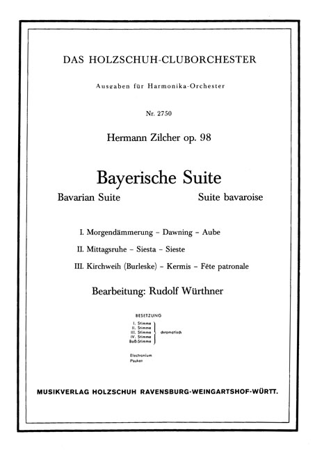 Front Cover Image Bayerische Suite