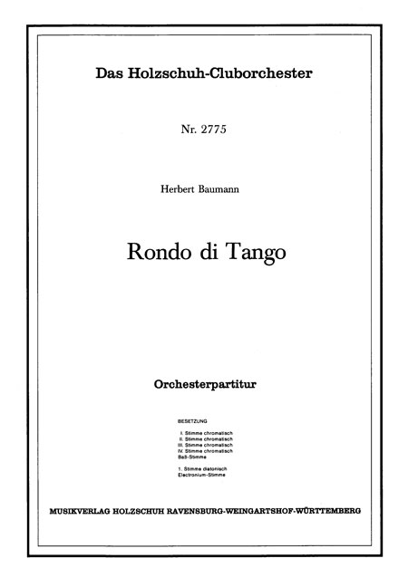 Front Cover Image Rondo di Tango