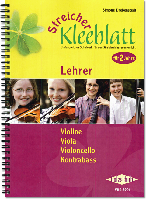 Front Cover Image Streicher-Kleeblatt, Lehrerband