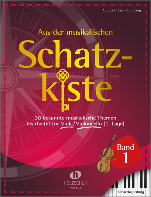 Front Cover Image Aus der musikalischen Schatzkiste 1 – Klavierbegleitung zu Viola/Violoncello