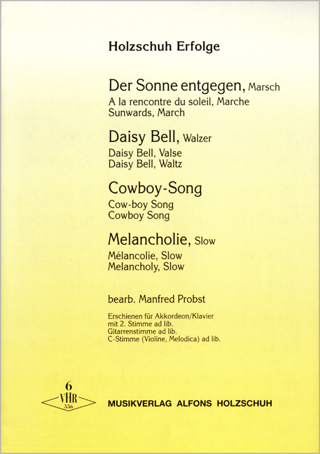 Front Cover Image Holzschuh Erfolge, Band  6