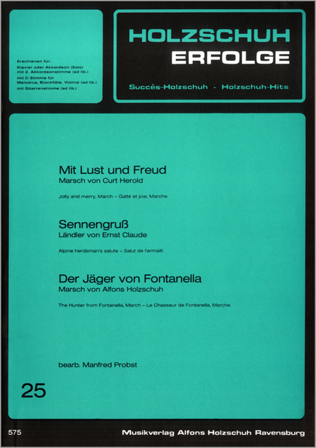 Front Cover Image Holzschuh Erfolge, Band 25