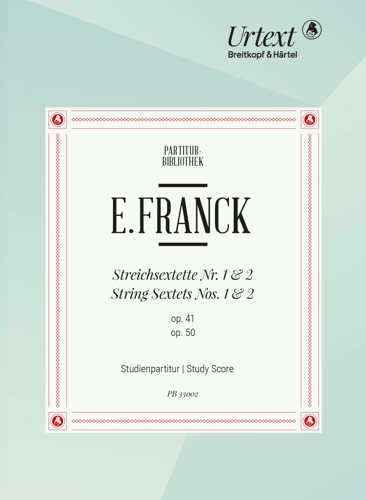 Front Cover Image Streichsextette Nr. 1 op. 41 und Nr. 2 op. 50