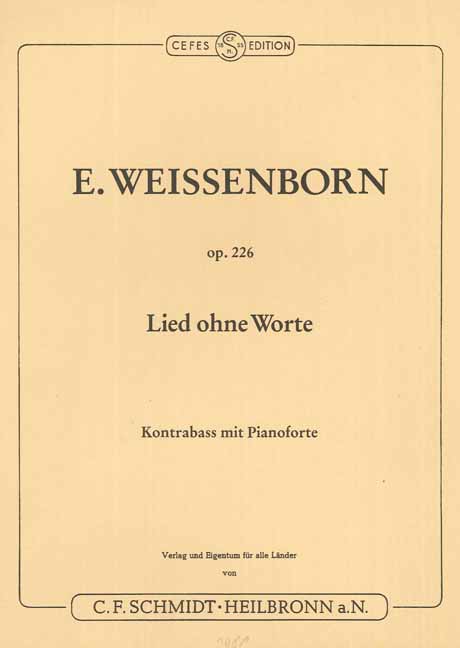 Front Cover Image Lied ohne Worte