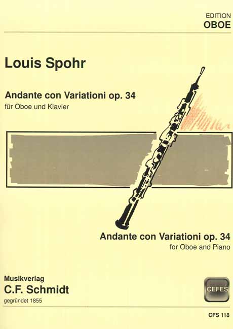 Front Cover Image Andante con Variazioni op. 34