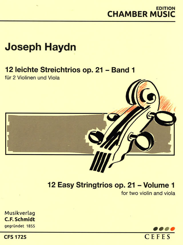 Front Cover Image 12 Streichtrios - Band 1