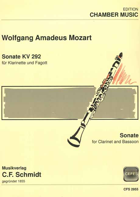 Front Cover Image Sonate KV 292