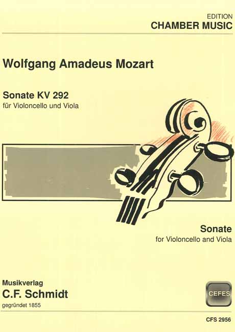 Front Cover Image Sonate KV 292