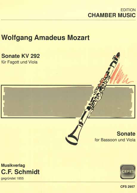 Front Cover Image Sonate KV 292