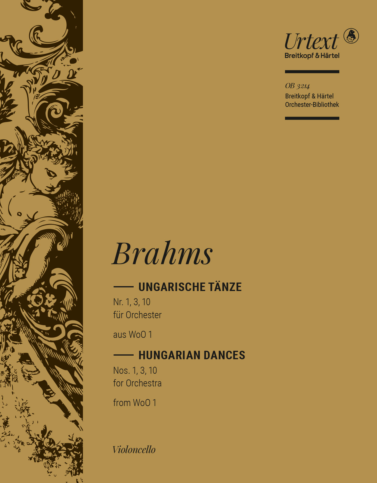 Front Cover Image Ungarische Tänze Nr. 1, 3, 10 WoO 1