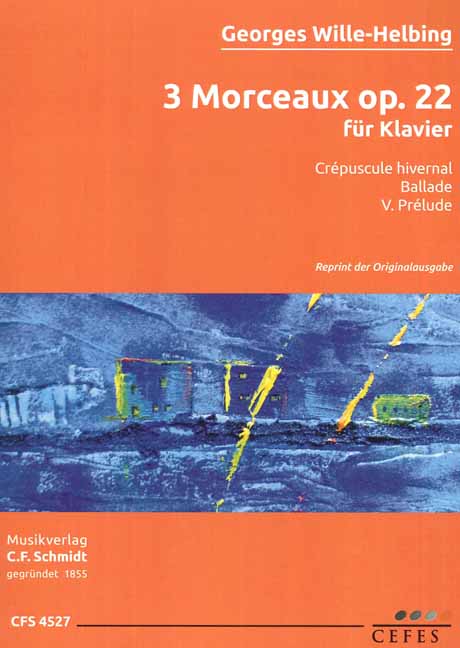 Front Cover Image 3 Morceaux op. 22