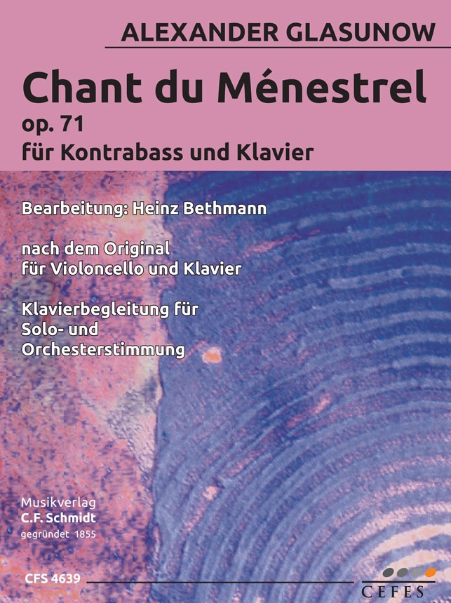 Front Cover Image Chant du Ménestrel op. 71