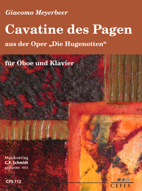 Front Cover Image Cavatine des Pagen aus der Oper Die Hugenotten