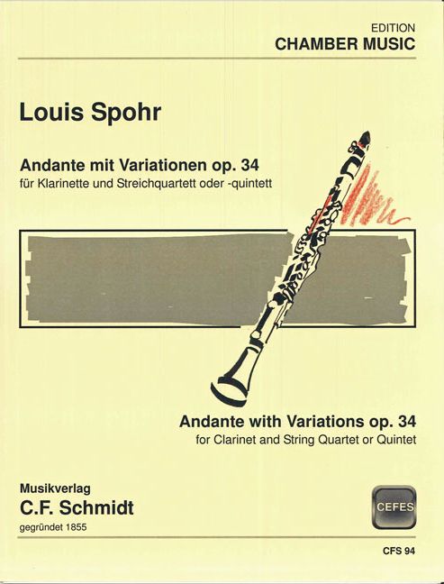 Front Cover Image Andante con Variazioni op. 34