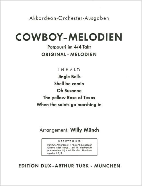 Front Cover Image Cowboy Melodien