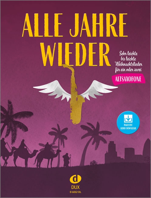 Front Cover Image Alle Jahre wieder - Altsaxofon mit Audio-Download