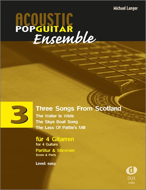 Front Cover Image Three Songs From Scotland