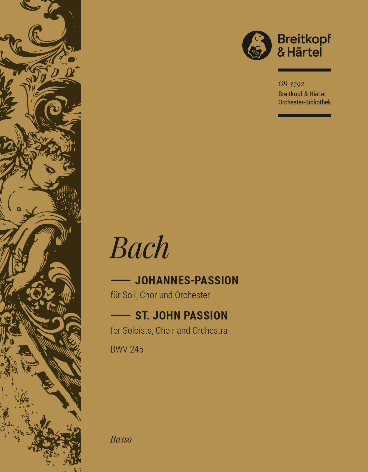 Front Cover Image Johannes-Passion BWV 245