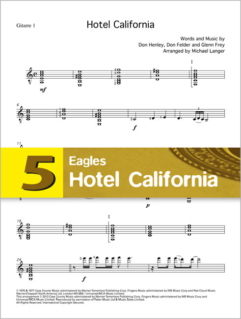 Front Cover Image Hotel California