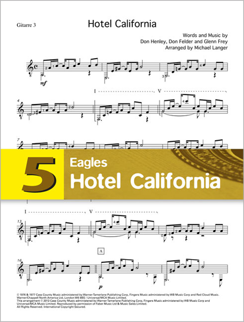 Front Cover Image Hotel California