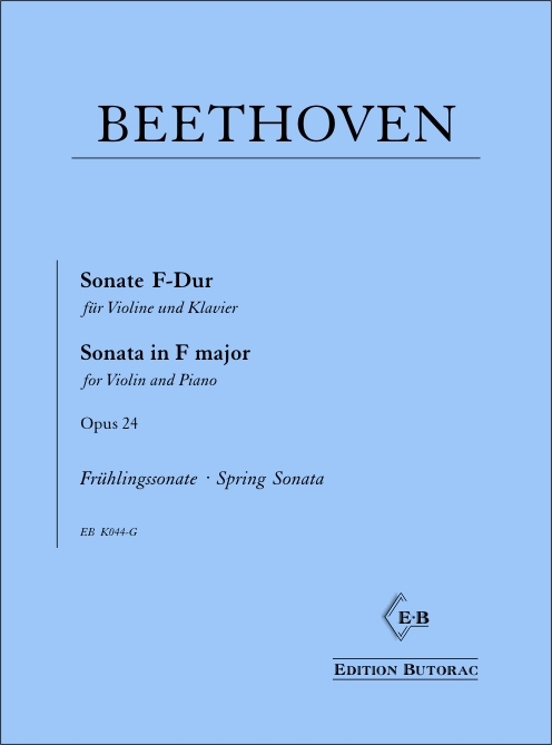 Front Cover Image Violinsonate F-Dur op. 24