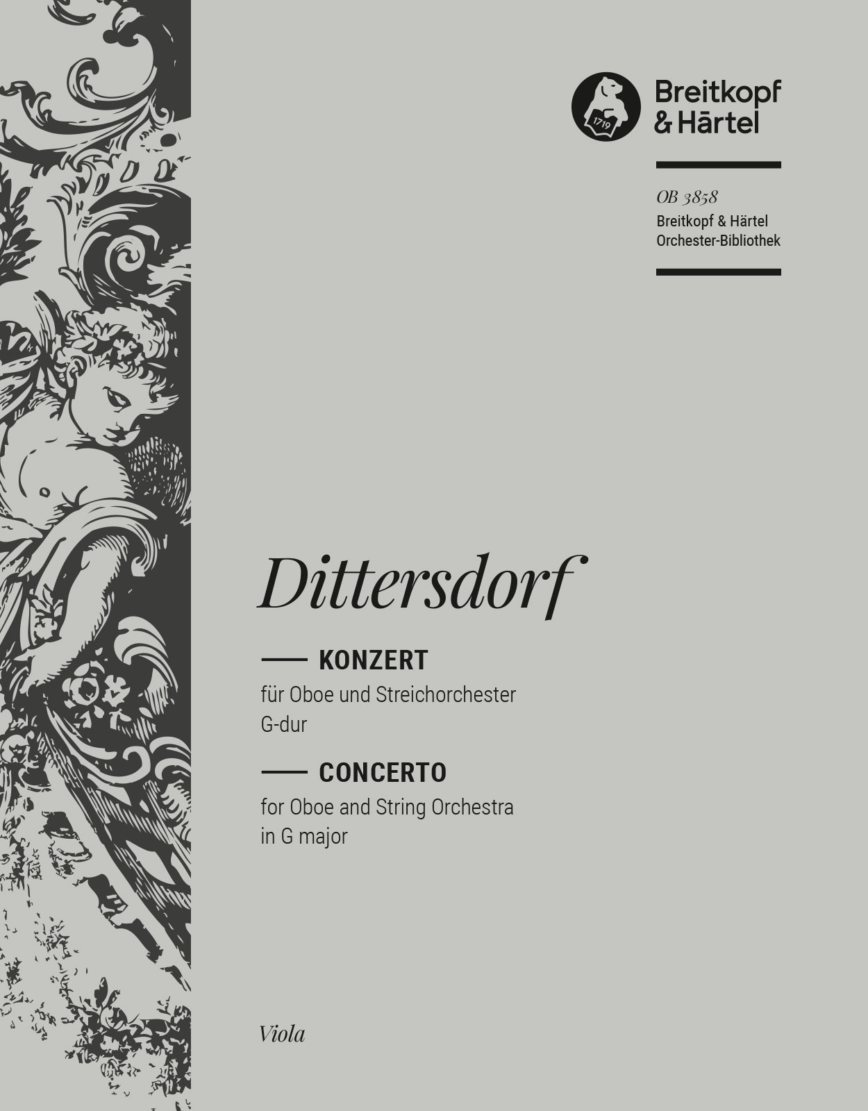 Front Cover Image Oboenkonzert G-dur