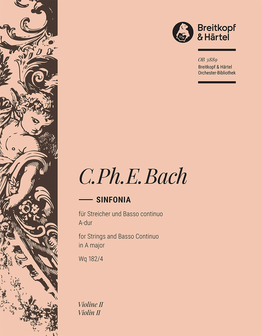 Front Cover Image Sinfonia Nr. 4 A-Dur Wq 182