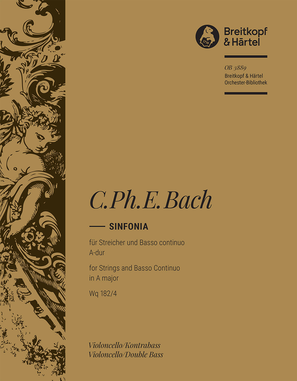 Front Cover Image Sinfonia Nr. 4 A-Dur Wq 182