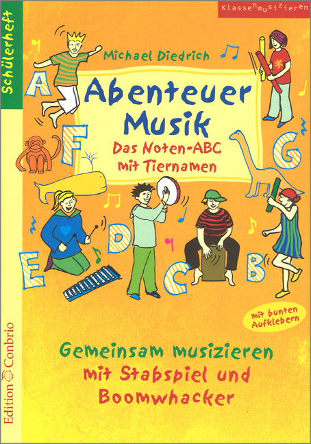 Front Cover Image Abenteuer Musik - Das Noten-ABC mit Tiernamen