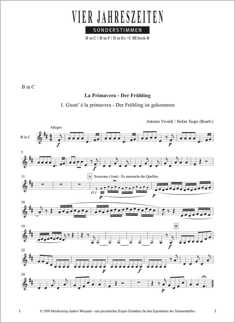 Front Cover Image Vier Jahreszeiten