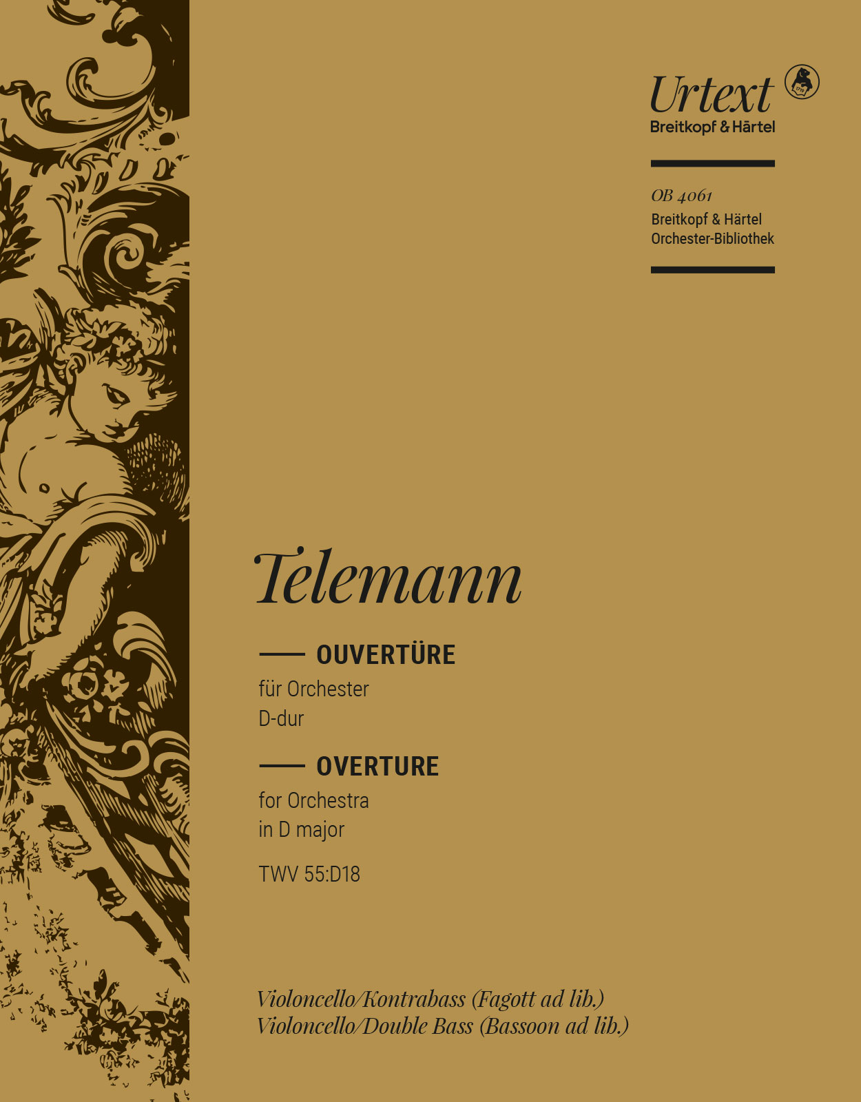 Front Cover Image Ouvertüre D-dur TWV 55:D18