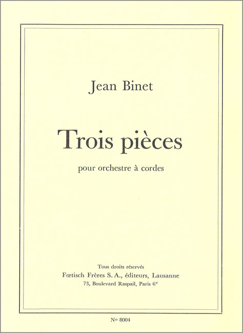 Front Cover Image 3 Stücke