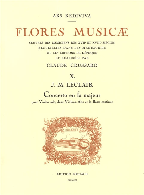 Front Cover Image Konzert F-Dur