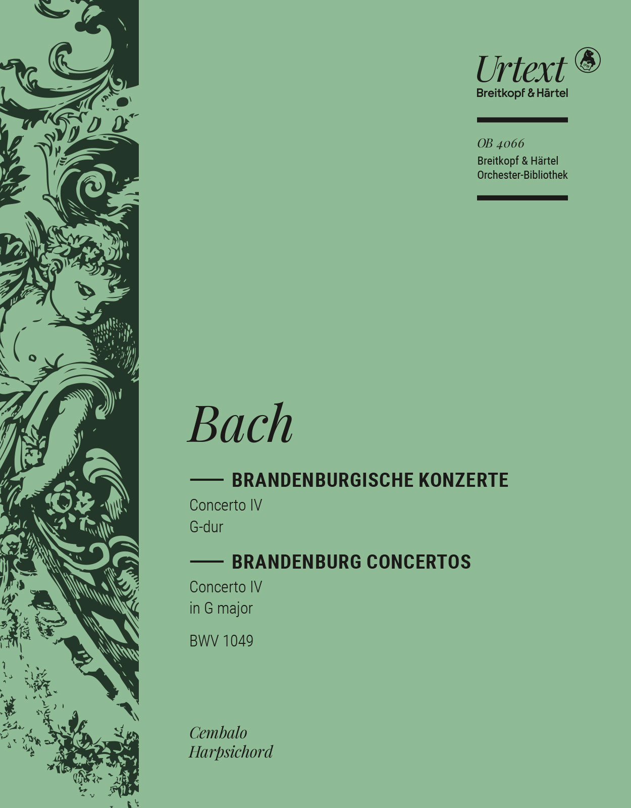 Front Cover Image Brandenburgisches Konzert Nr. 4 G-Dur BWV 1049