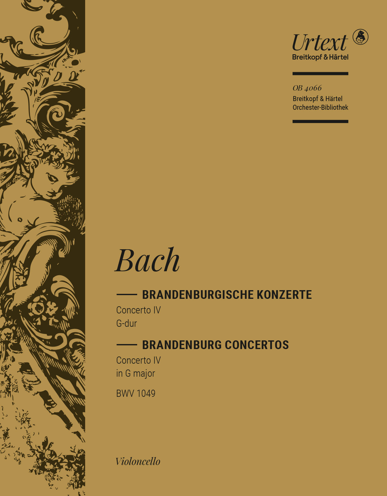 Front Cover Image Brandenburgisches Konzert Nr. 4 G-Dur BWV 1049