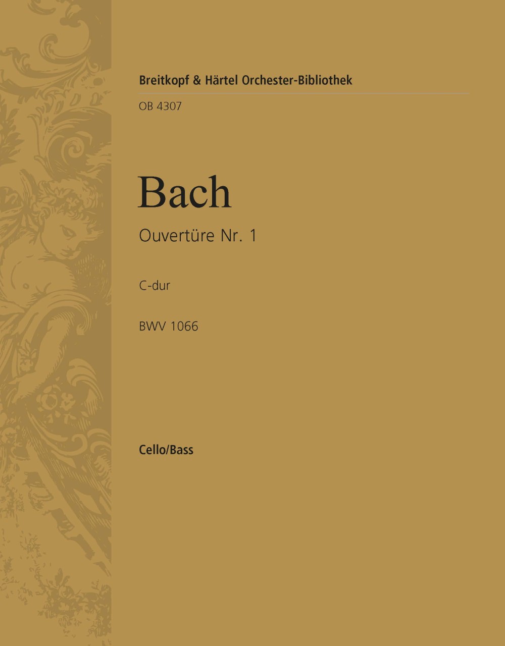 Front Cover Image Ouvertüre (Suite) 1 C BWV 1066