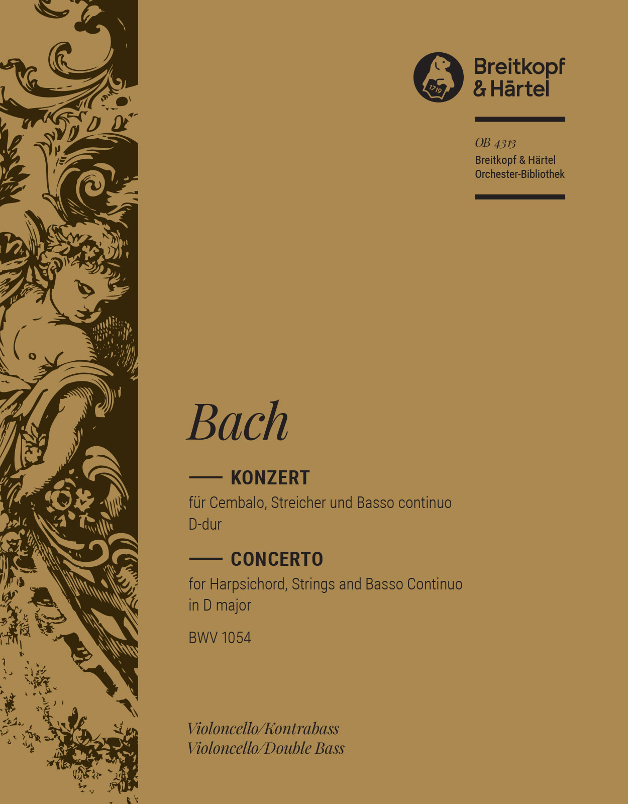 Front Cover Image Cembalokonzert D-dur BWV 1054
