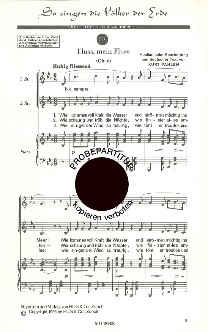 Front Cover Image So singen die Völker der Erde 7