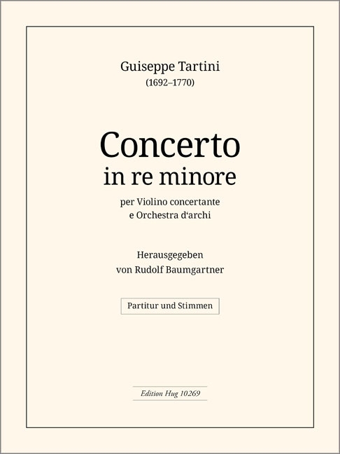 Front Cover Image Konzert d-moll D45