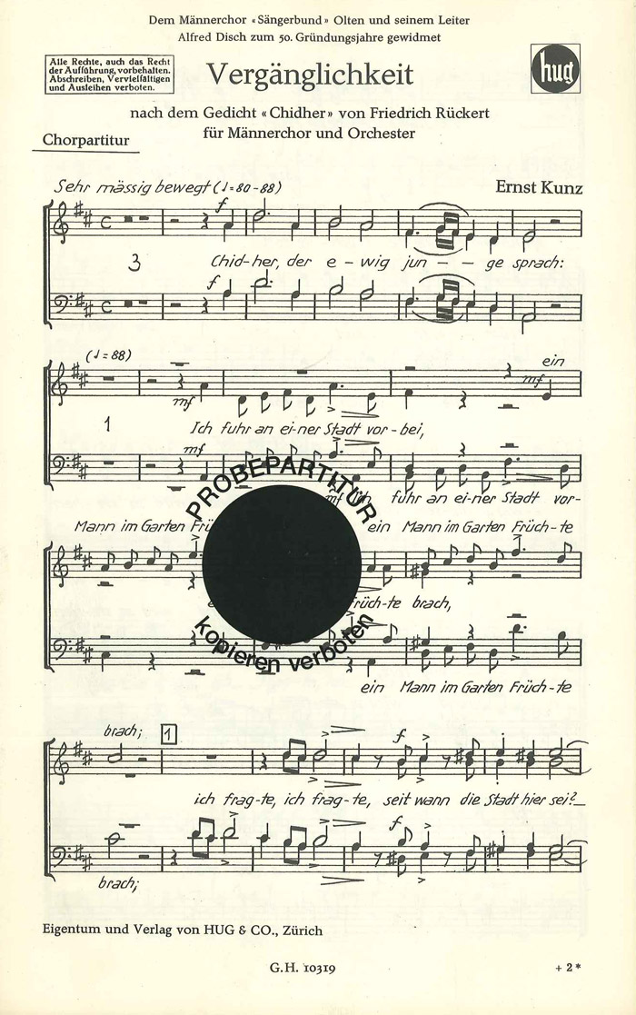 Front Cover Image Vergänglichkeit