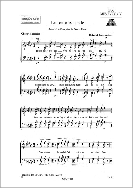 Front Cover Image La route est belle