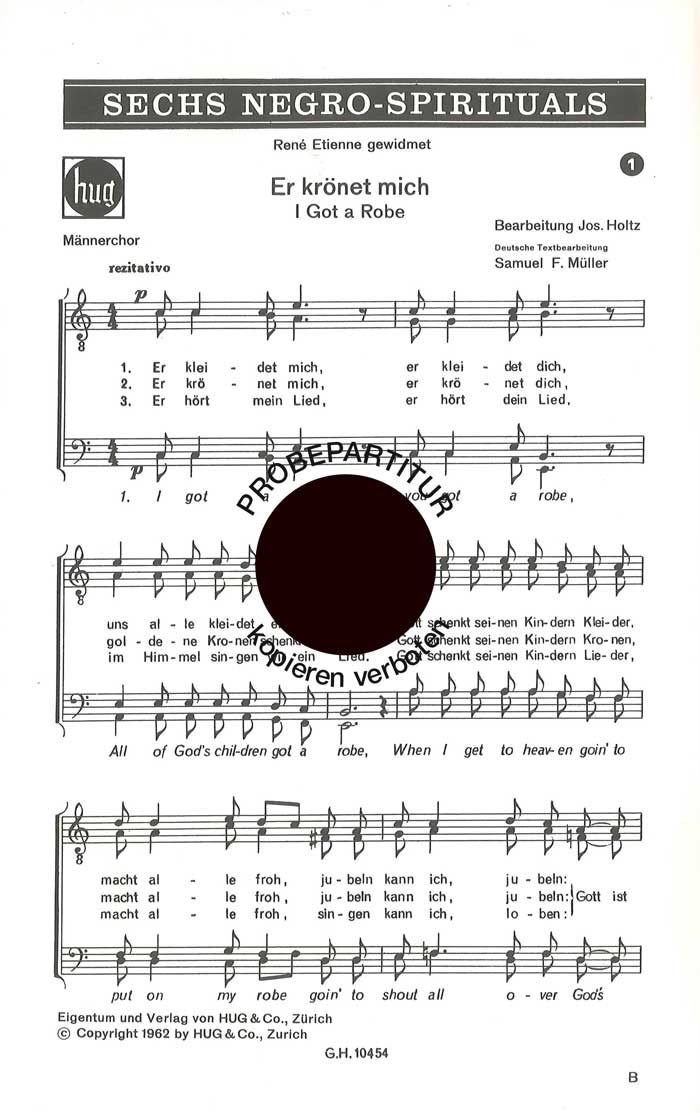 Front Cover Image Er krönet mich / I got a Robe