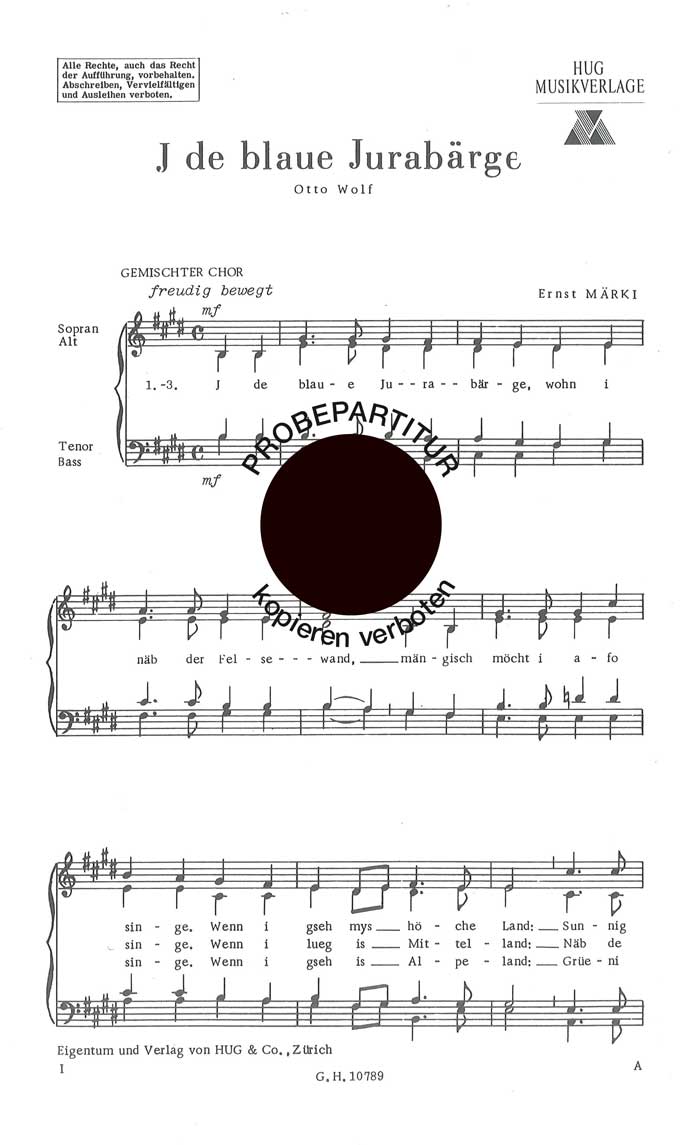 Front Cover Image J de blaue Jurabaerge