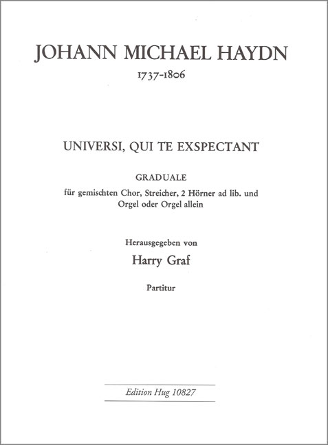 Front Cover Image Universi qui te exspect