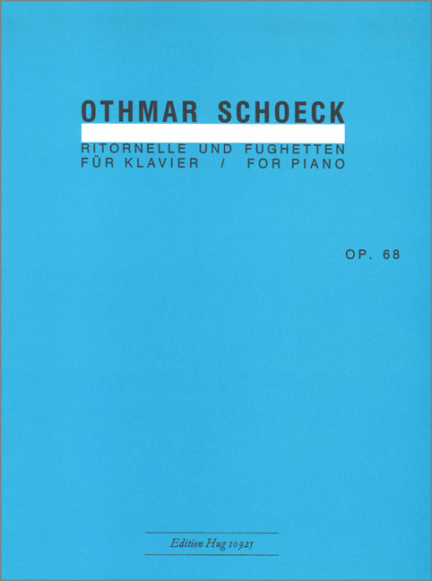 Front Cover Image Ritornelle & Fughetten op. 68