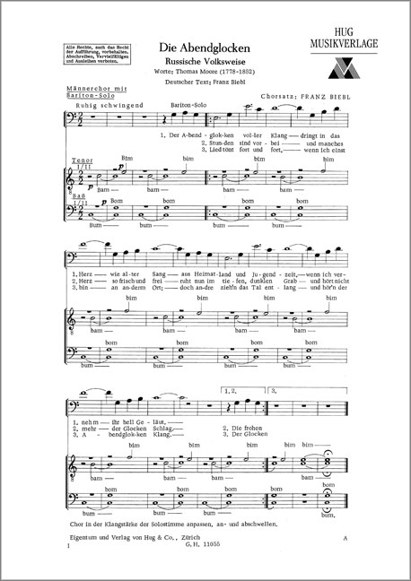 Front Cover Image Abendglocken