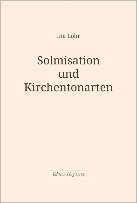 Front Cover Image Solmisation und Kirchentonarten